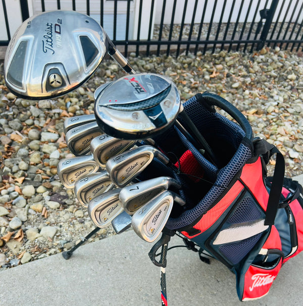 +1/2" Long - Titleist Golf Set + Bag
