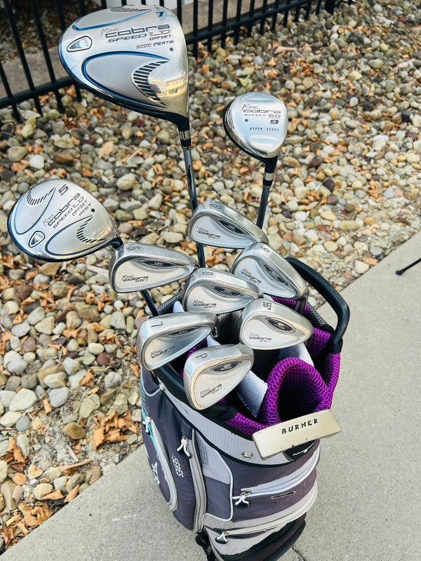 Womens King Cobra Golf Set + Bag