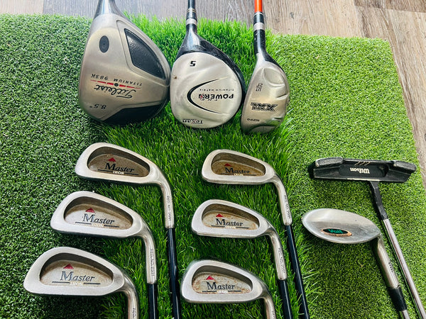 1/2" Short -Titleist and Master Golf Set - Mixed Set - NO BAG