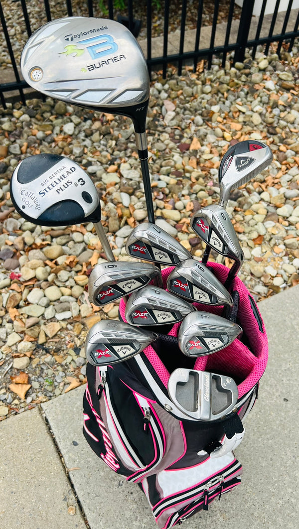 Womens Callaway and TaylorMade + Bag