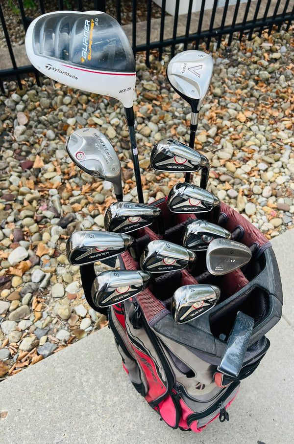 +1/2" Long - TaylorMade Burner Golf Set + Bag
