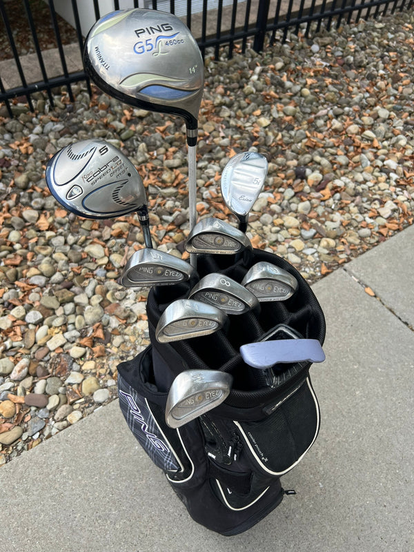 Womens PING Golf Set + Bag