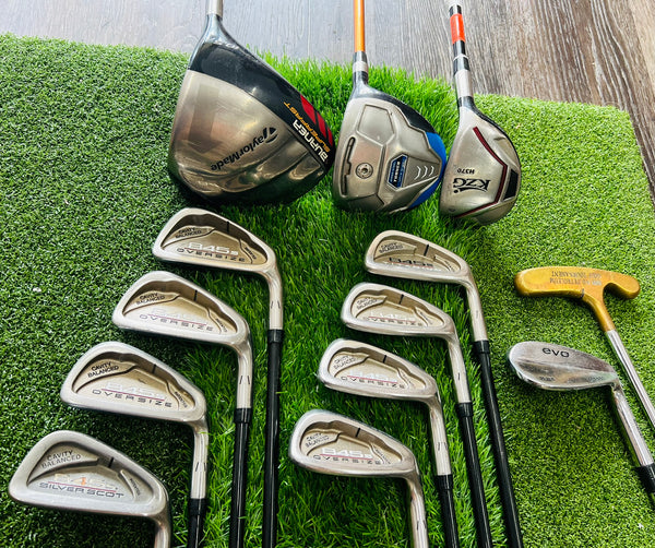 Senior Flex - TaylorMade and Tommy Armour Golf Set - NO BAG