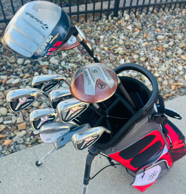 +1/2" Long - TaylorMade Golf Set + NEW BAG