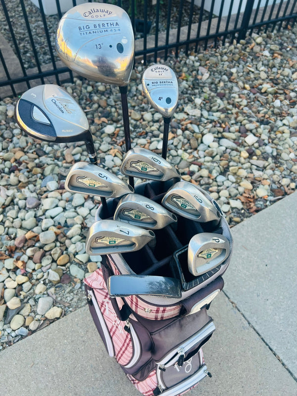 Womens Callaway Big Bertha Golf Set + Bag