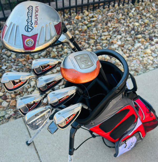+1/2" Long - TaylorMade Burner Plus Golf Set + NEW BAG