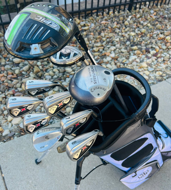 Callaway EPIC/X-Hot Golf Set + NEW BAG