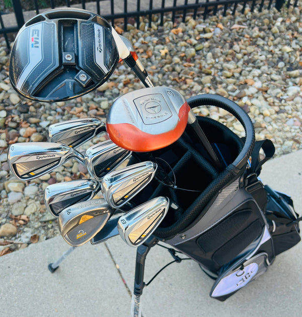 Taylormade M3/RocketBladez Tour Golf Set + NEW BAG