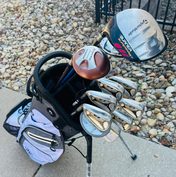 Left-Handed TaylorMade R7 Golf Set + NEW BAG