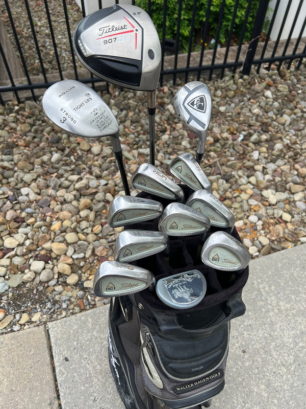 1/2" Short - Titleist Golf Set + Bag