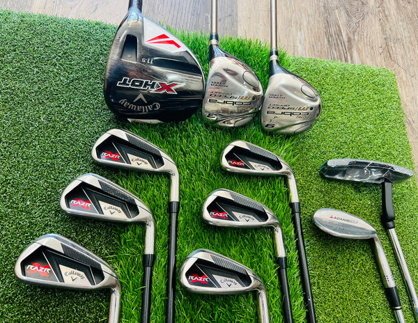 Senior Flex - Callaway X-Hot/RAZR Golf Set - NO BAG
