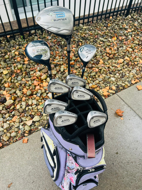 Womens Golf Set + Bag - TaylorMade, Top Flite - Mixed Set