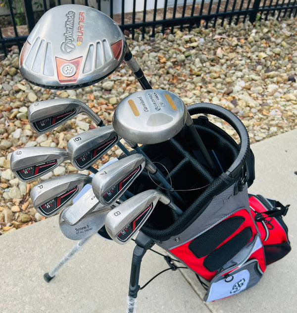 +1" Long - TaylorMade and Heater Golf Set + NEW BAG - Mixed Set