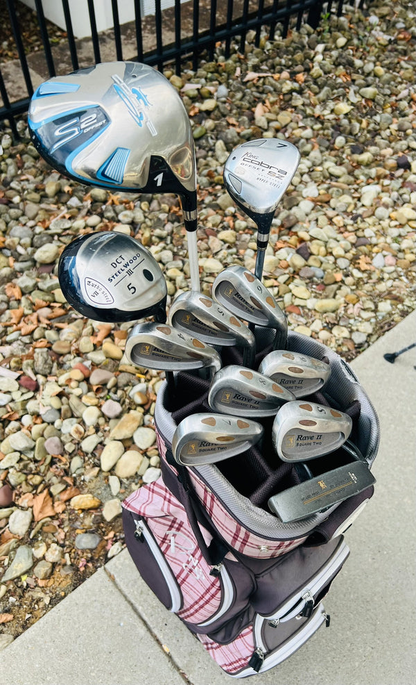 Womens Golf Set +Bag - Cobra, Square Two - Mixed Set