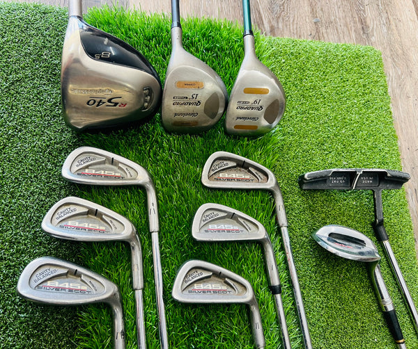 TaylorMade, Cleveland, and Tommy Armour Golf Set - NO BAG