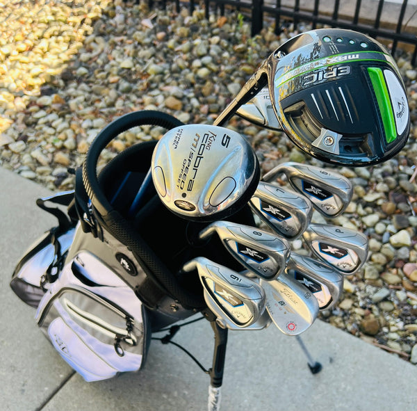 Left-Handed Callaway EPIC/X-Series Golf Set + NEW BAG