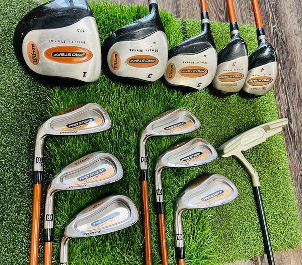 Left-Handed Wilson Golf Set - NO BAG