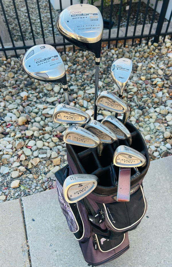 Womens King Cobra Golf Set + BAG