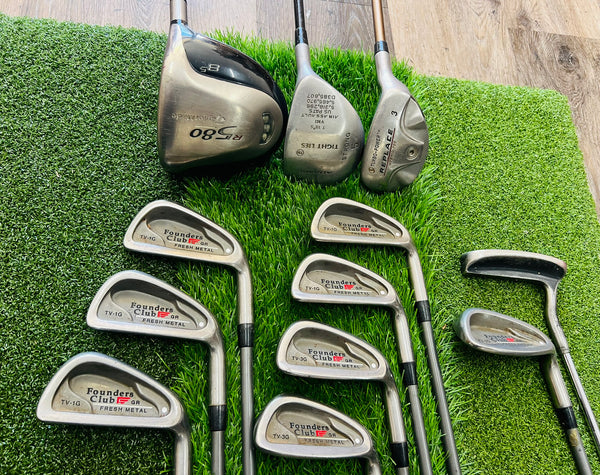 TaylorMade and Founders Golf Set - NO BAG - Mixed Set