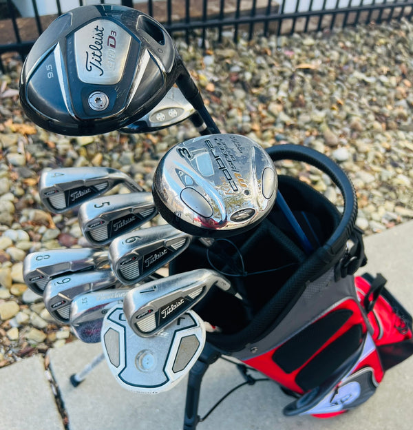 +1/2" Long - Titleist AP1 Golf Set + NEW BAG