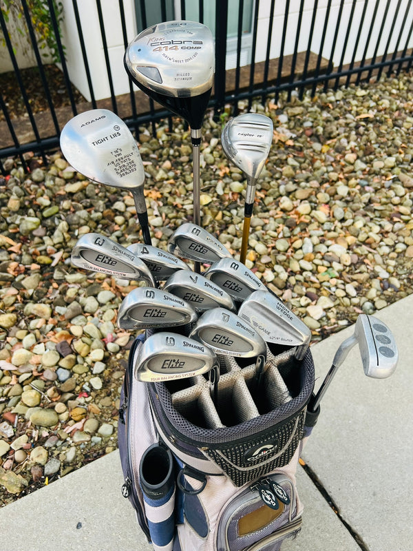 Complete Golf Set + Bag - Cobra, Spalding - Mixed Set