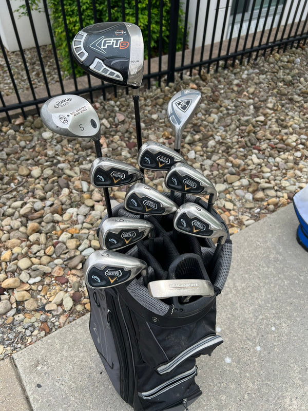 +1" Long - Callaway Fusion Golf Set + Cart Bag