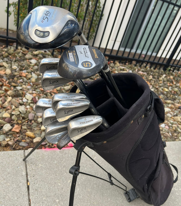 Complete Golf Set + Bag - TaylorMade, Lynx - Mixed Set
