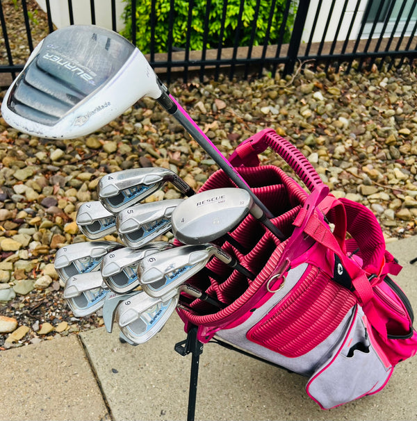 Womens TaylorMade golf Set + Bag