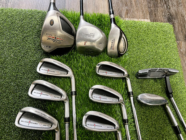 Titleist and Black Shark Golf Set - NO BAG - Mixed Set