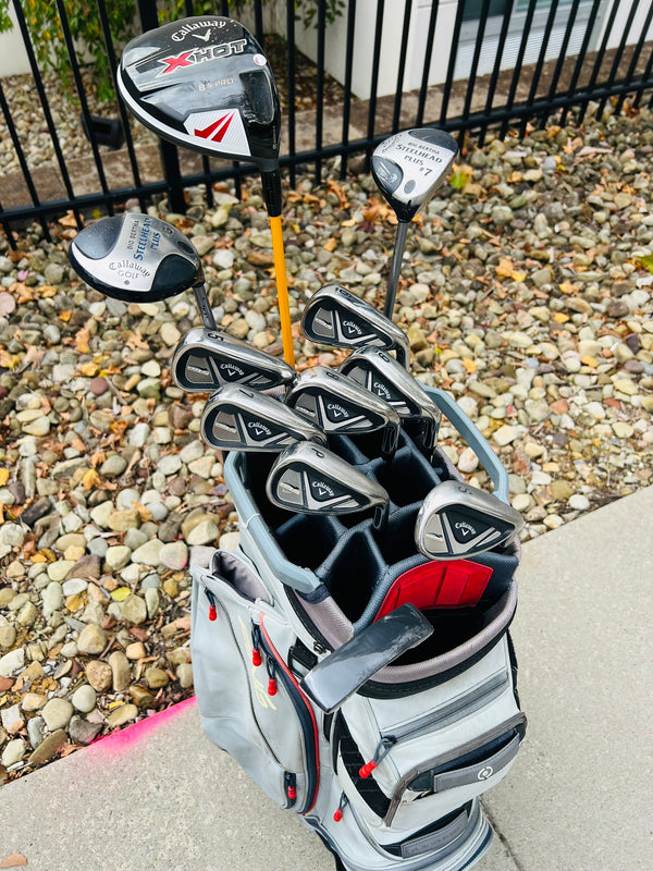 Callaway X-Hot/Warbird Golf Set + Cart Bag