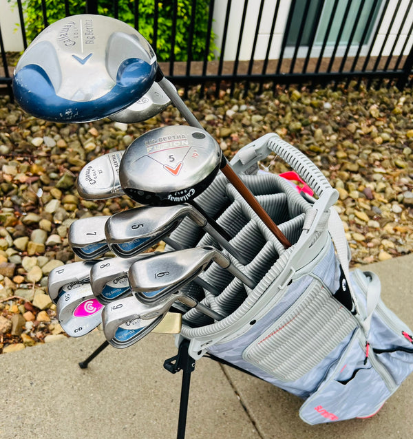 Womens Callaway Big Bertha Golf Set + Bag