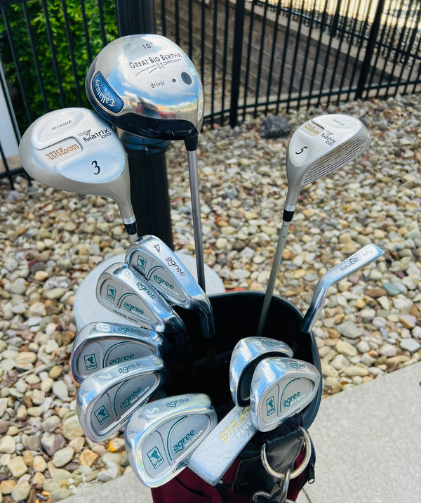 Womens Golf Set + Bag - Callaway, Agree - Mixed Set