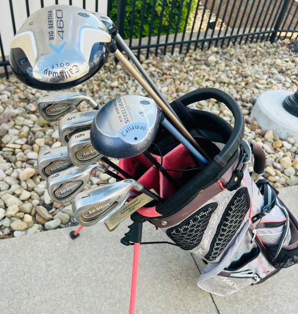 Womens Callaway Big Bertha Golf Set + Bag