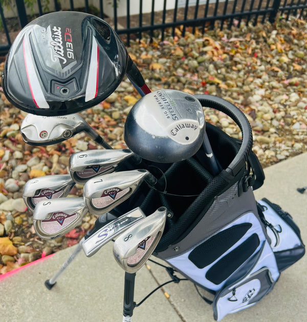 Womens Titleist and Callaway Big Bertha Golf Set + NEW BAG