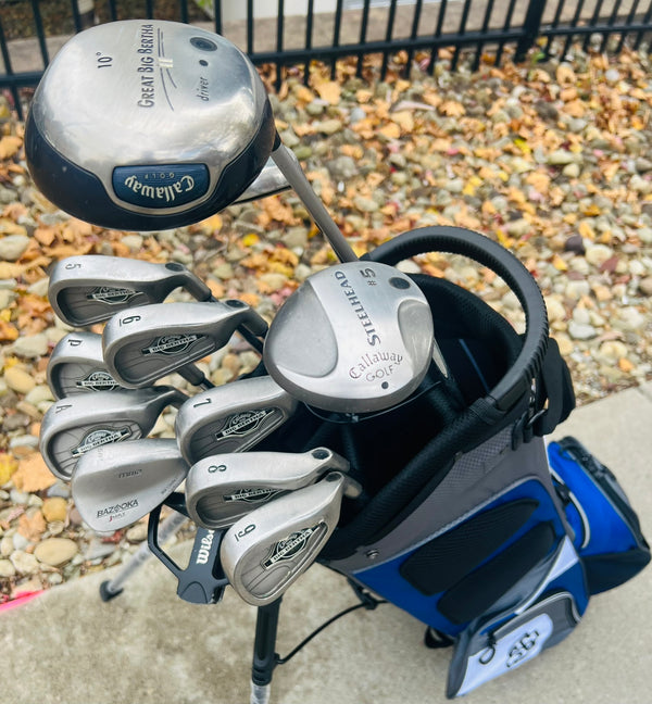 Callaway Big Bertha Golf Set + NEW BAG