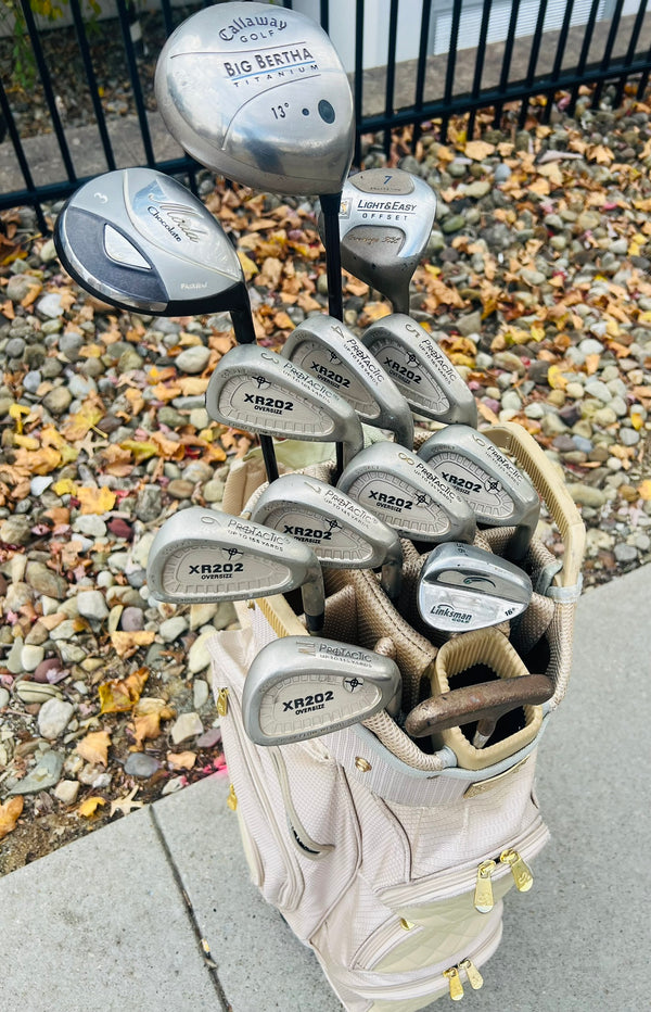 Womens Golf Set + Bag - Callaway, ProTactic - Mixed Set