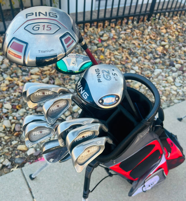 PING Golf Set + NEW BAG