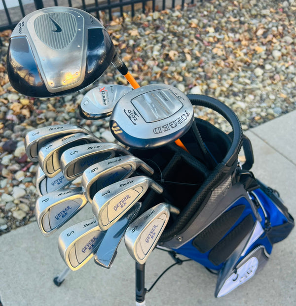 Complete Golf Set + NEW BAG - Nike, Mizuno - Mixed Set
