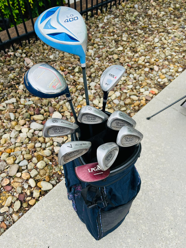 Womens Golf Set + Bag - LG500, Power Bilt - Mixed Set
