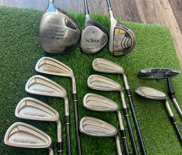 Complete Golf Set + NEW BAG - Cobra, Dunlop - Mixed Set - NO BAG