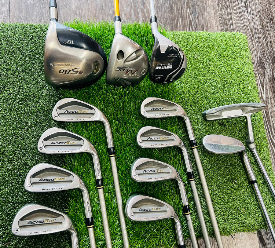 1/2" Short - Complete Golf Set - TaylorMade, AccuBar - Mixed Set - NO BAG