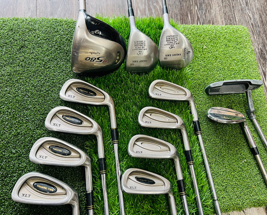 Complete Golf Set - TaylorMade, Adams, Square Two - Mixed Set - NO BAG