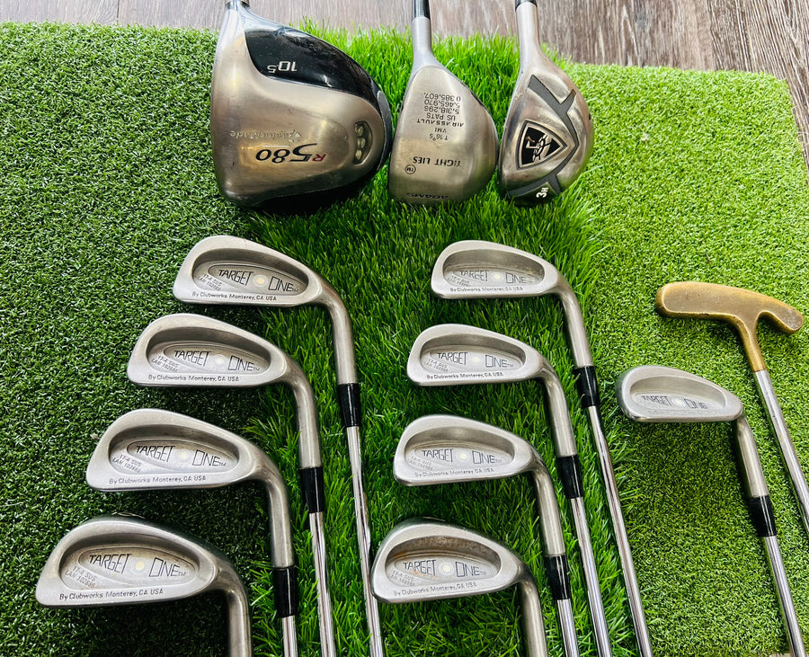 Complete Golf Set - TaylorMade, Target One - Mixed Set - NO BAG