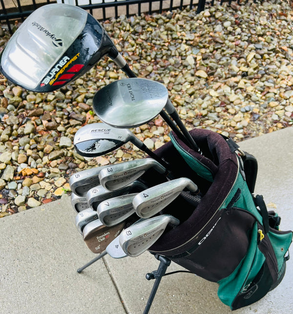 1/2" Short - TaylorMade Golf Set + Bag