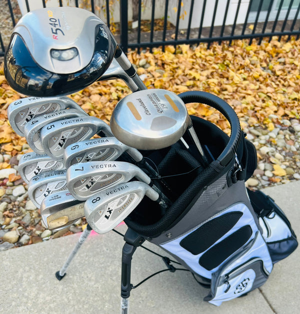 Complete Golf Set + NEW BAG - TaylorMade, Vectra - Mixed Set