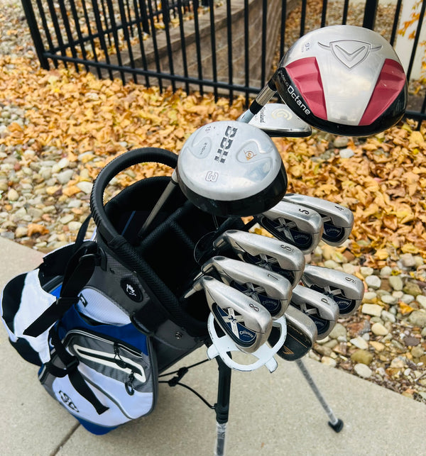 Left-Handed Callaway Golf Set + NEW BAG