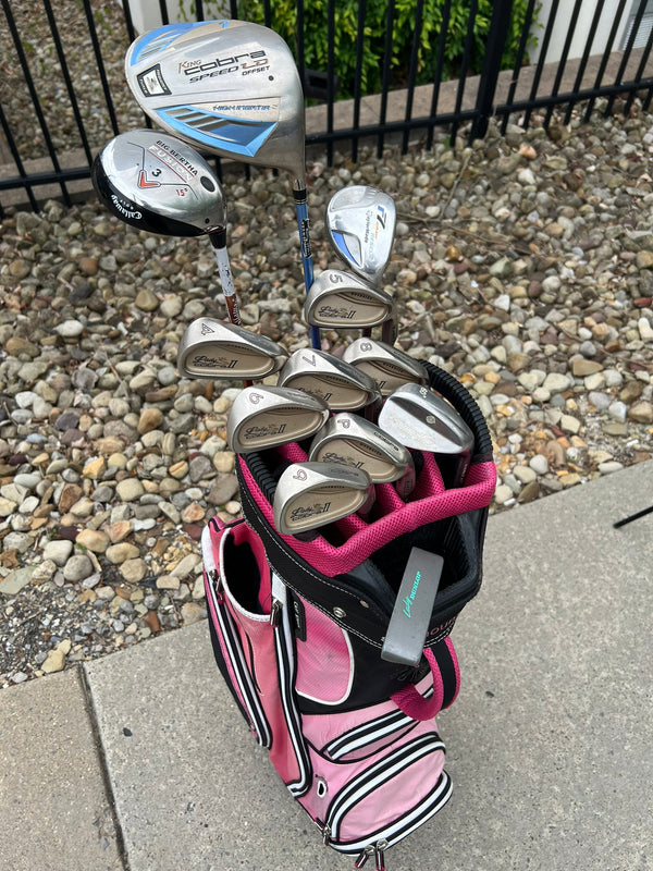 Womens King Cobra Golf Set + Bag