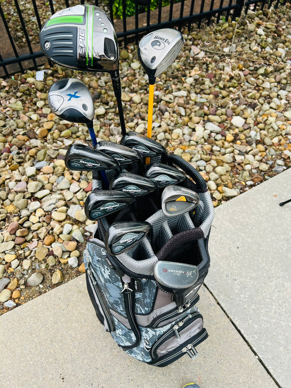 Callaway EPIC/XR Steelhead Golf Set + Bag