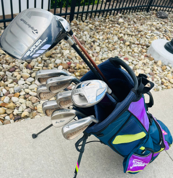 Womens TaylorMade Golf Set + Bag