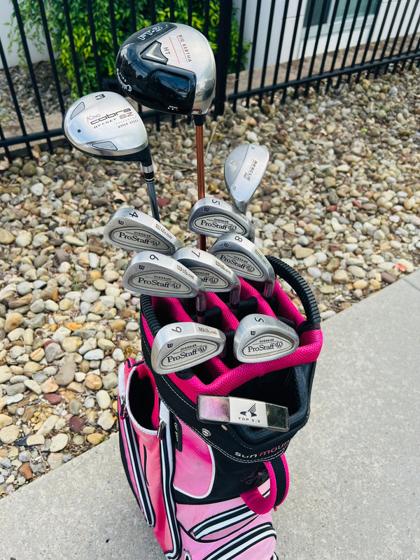 Womens Golf Set + Bag - Callaway, Cobra, Wilson - Mixed Set